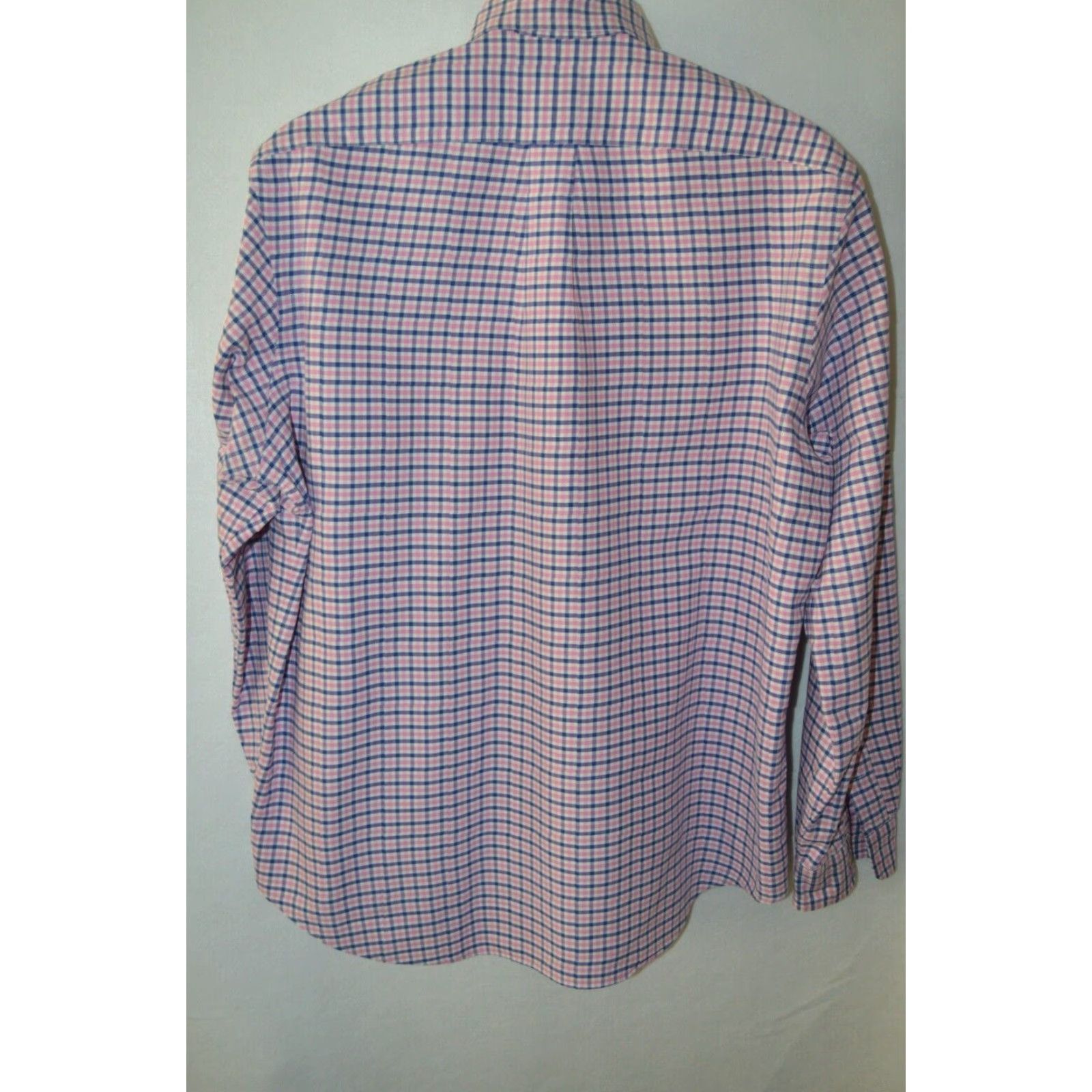 Polo Ralph Lauren Polo Ralph Lauren Shirt Polo Ralph Lauren Pink Plaid Cotton Large L/S Button-Up Oxford Shirt Mens Size US L / EU 52-54 / 3 - 2 Thumbnail