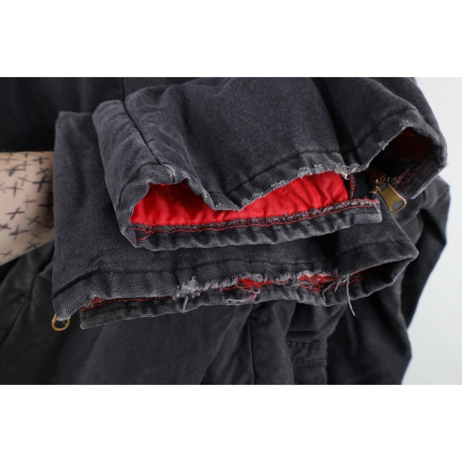 Vintage × Walls Vintage 90s Walls Distressed Quilted Denim Coveralls Size US L / EU 52-54 / 3 - 13 Thumbnail