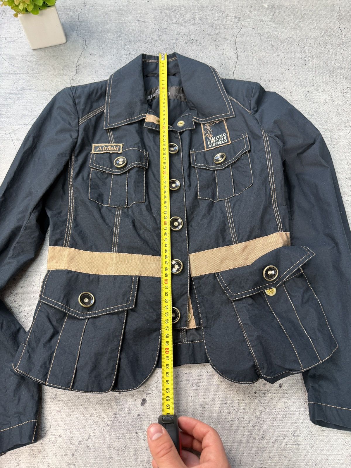 Hysteric Glamour Japan Cropped Miss Sixty Style Denim Avantgarde Jacket Y2K Size M / US 6-8 / IT 42-44 - 8 Thumbnail