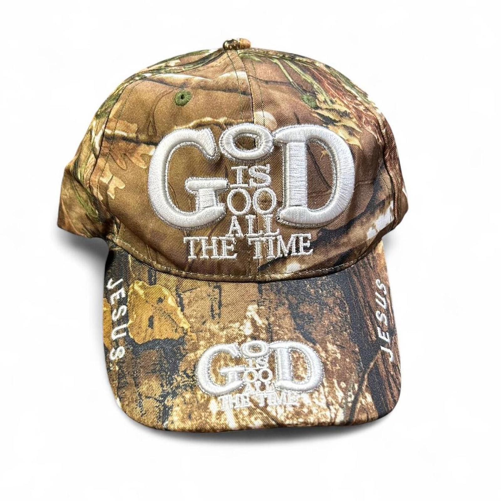 Other Y2K Camo God Is Good All The Time Hat Size ONE SIZE - 1 Thumbnail