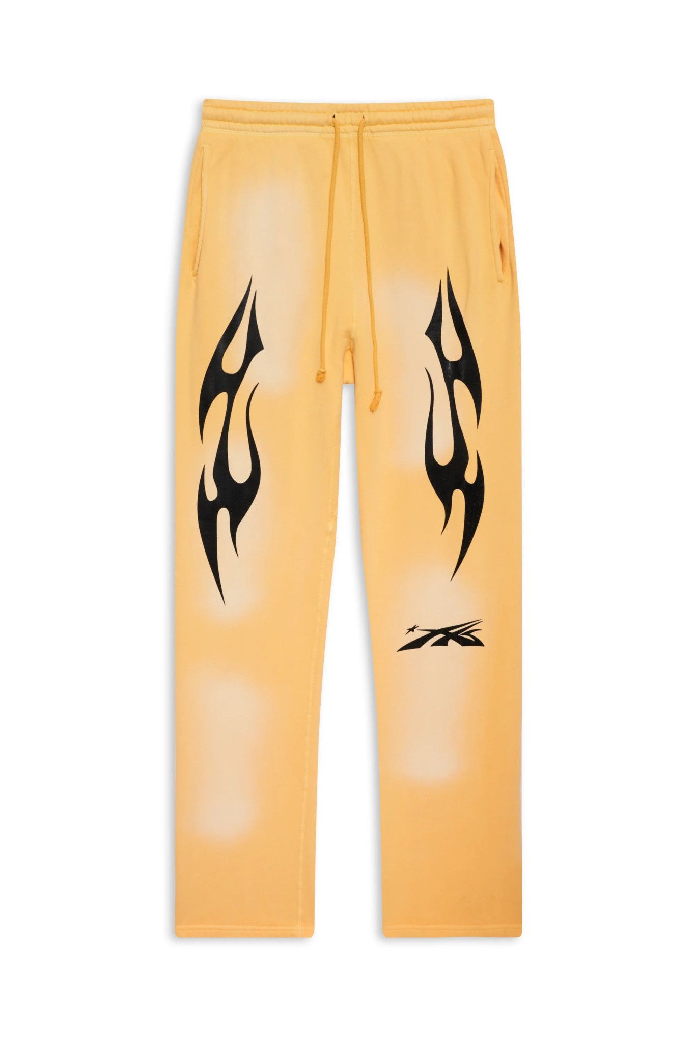 Image of Hellstar Sports Sweatpants (Yellow) - Size Small, Men's