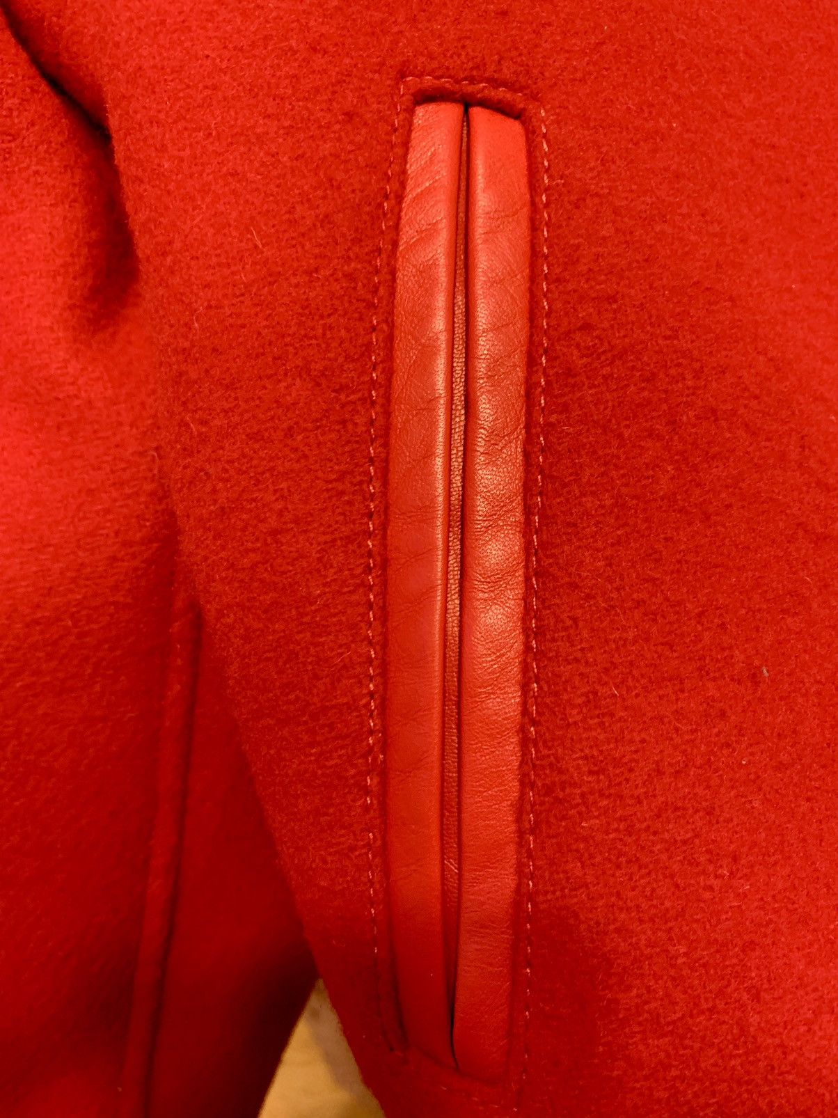 BMW Kith x BMW (Ronnie Fieg) Red Wool Bomber Size US M / EU 48-50 / 2 - 6 Thumbnail