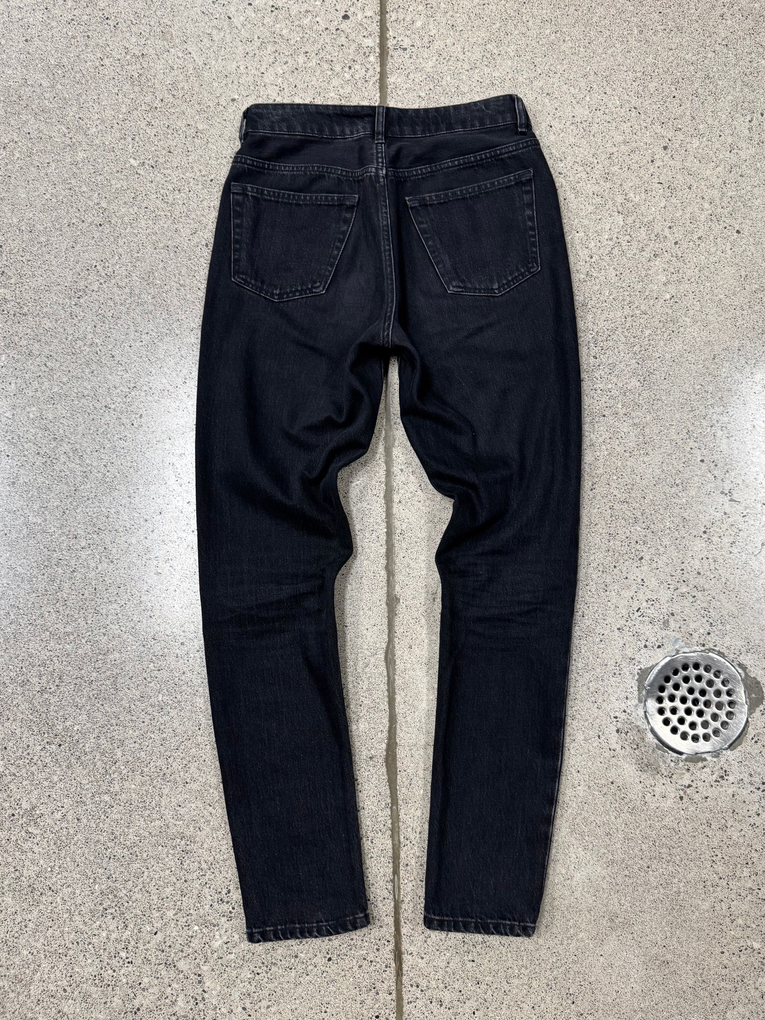 Balenciaga 2017 Balenciaga Black ‘Button Fly’ Black Skinny Jeans Size US 28 / EU 44 - 3 Thumbnail
