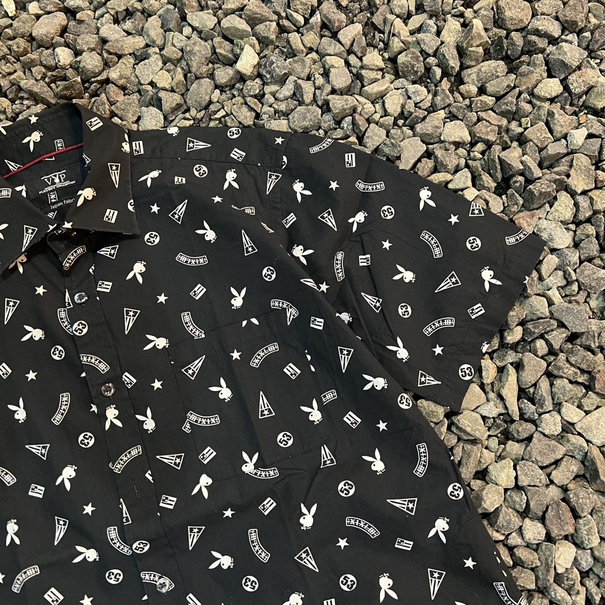 Japanese Brand × Playboy × Vintage Vintage playboy aop shirt Size US L / EU 52-54 / 3 - 3 Thumbnail