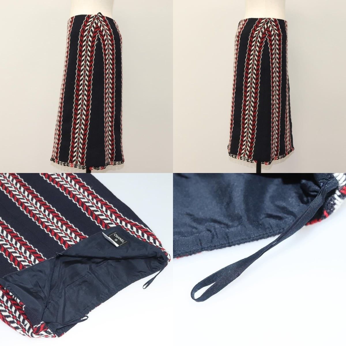 Chanel Chanel Tweed Skirt Size 27" / US 4 / IT 40 - 3 Thumbnail