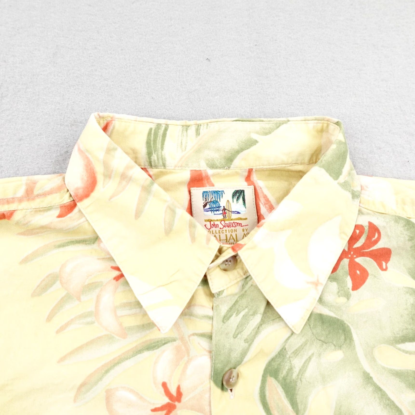 Vintage Kahala Shirt Mens 2XL Yellow Hawaiian Aloha Floral Camp Aloha John Severson Beach Flower Tropical Button-Up Short Sleeve Button-Up Casual Size US XXL / EU 58 / 5 - 2 Thumbnail