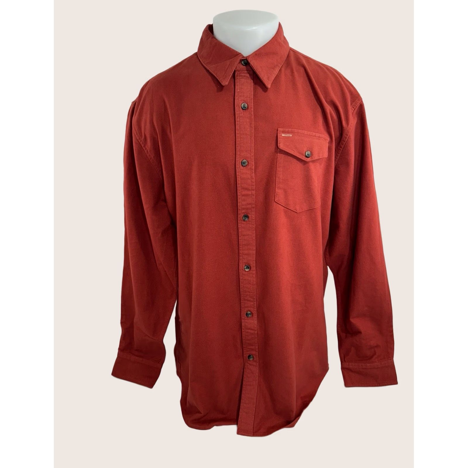 Vintage CRIQUET Shirt Mens 2XL Red Flannel Heavy Duty Chamois Work Button-Up Long Sleeve New w TAG Size US XXL / EU 58 / 5 - 1 Thumbnail