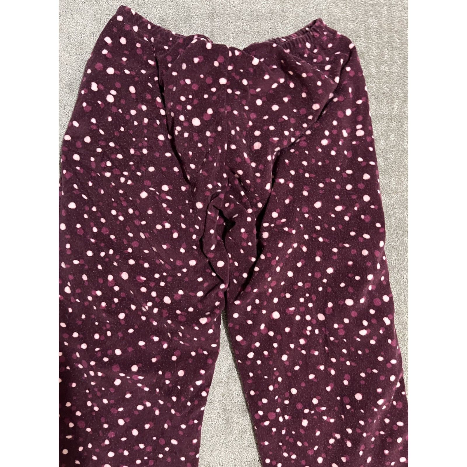 Vintage Vera Wang Simply Vera Women's Pant See Pics Elastic Waist Pull On M Burgundy Polyester Formal Tapered 28in Inseam All Seasons Two Side Pockets Size 32" / US 10 / IT 46 - 4 Thumbnail