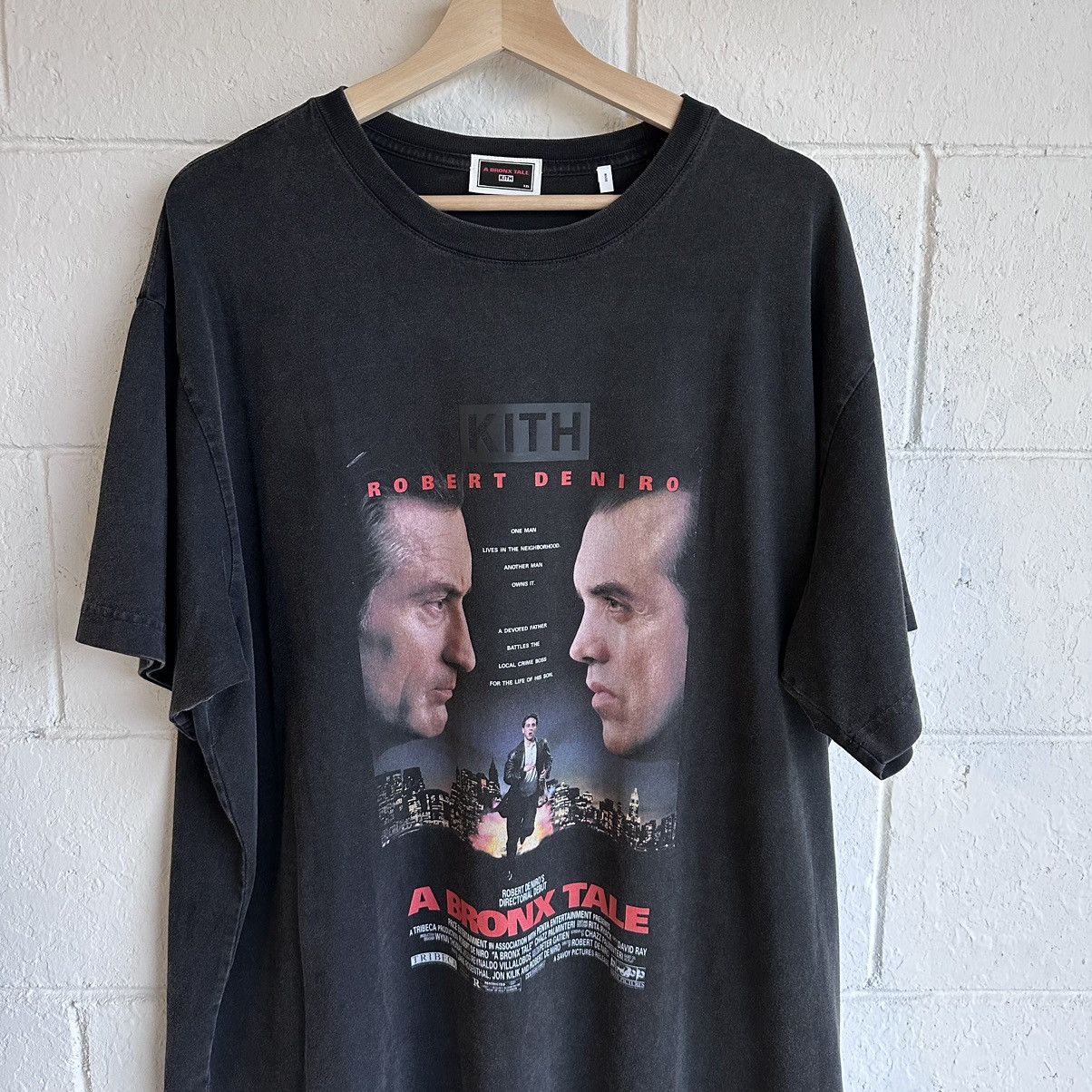 image of Kith A Bronx Tale Shirt in Black, Men's (Size 2XL)