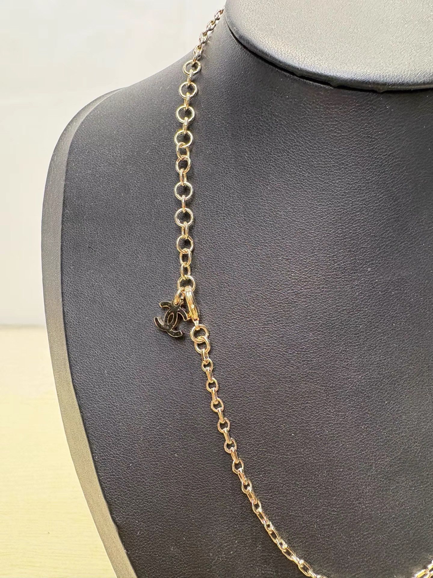 Chanel Chanel 25C Crystal Double C Necklace K36 Size ONE SIZE - 4 Thumbnail