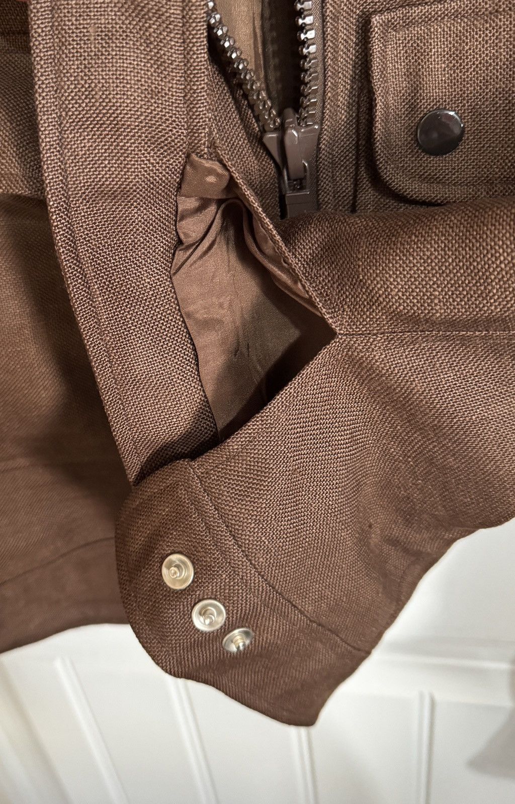 Courreges Courrèges Homme Paris Vintage Brown Jacket – Made in France Size US M / EU 48-50 / 2 - 7 Thumbnail