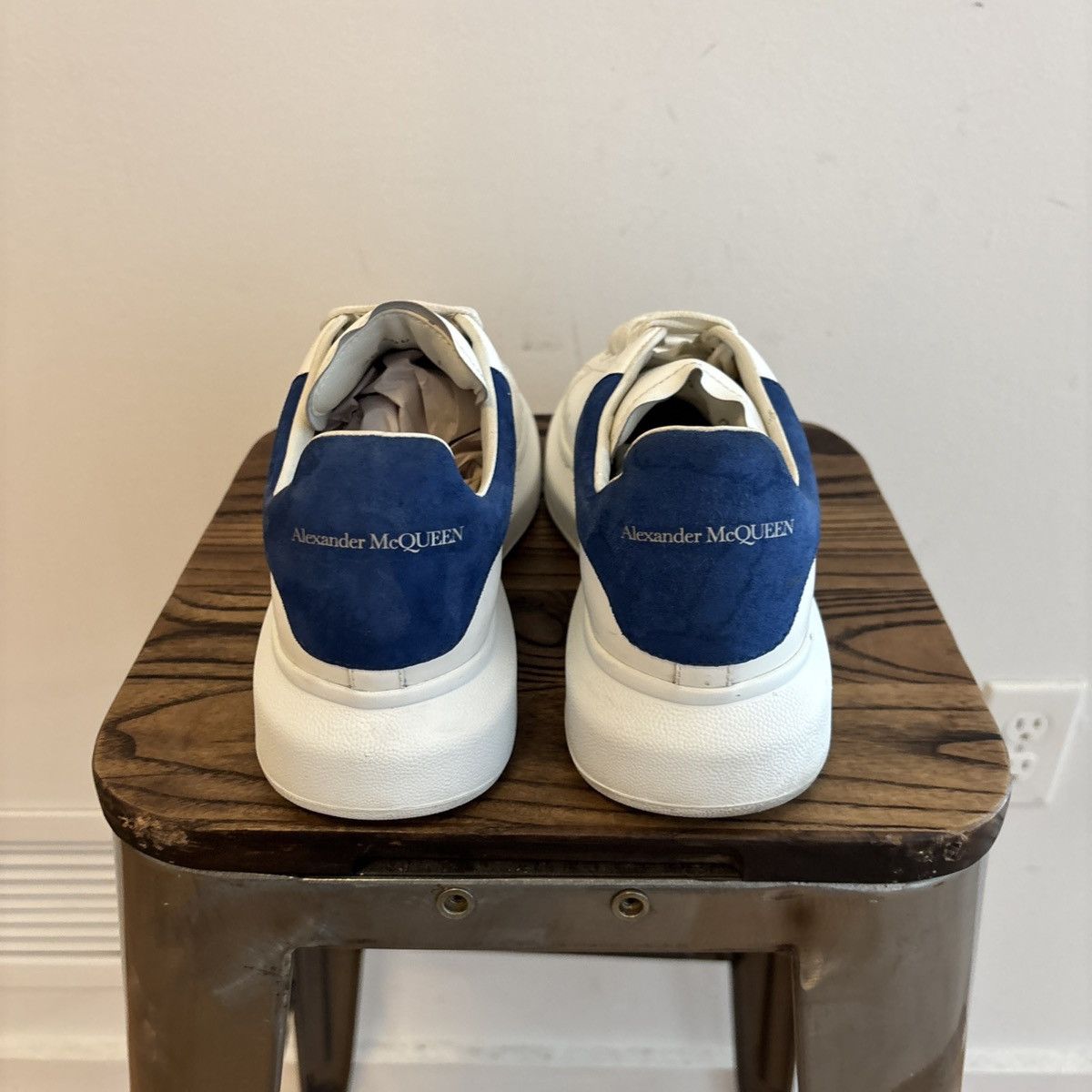 Alexander McQueen Alexander Mcqueen White Blue Size 40 Size US 7 / EU 40 - 5 Thumbnail