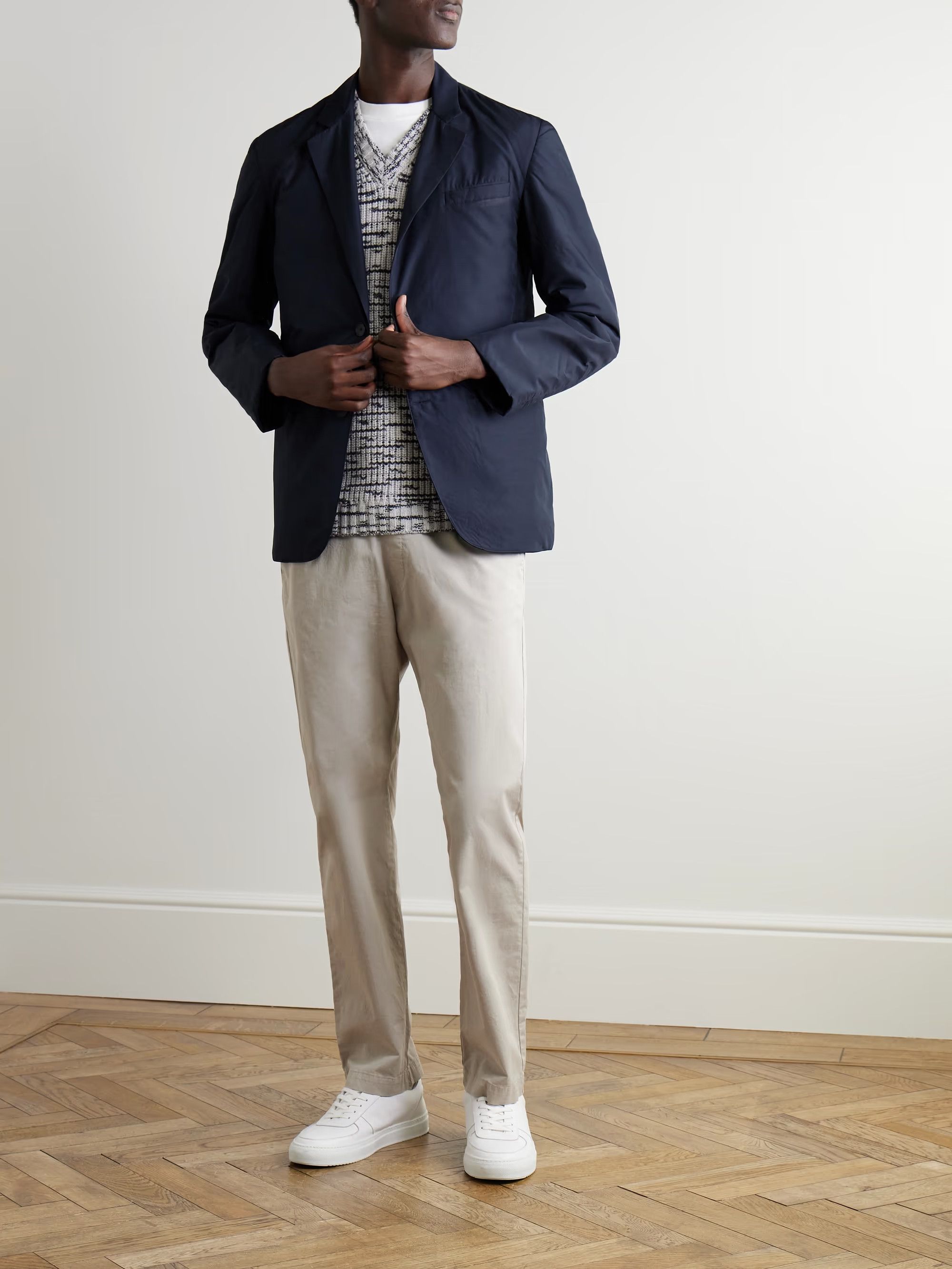 Mr P. MR P. Padded Recycled-Shell Blazer Size 42R - 1 Thumbnail