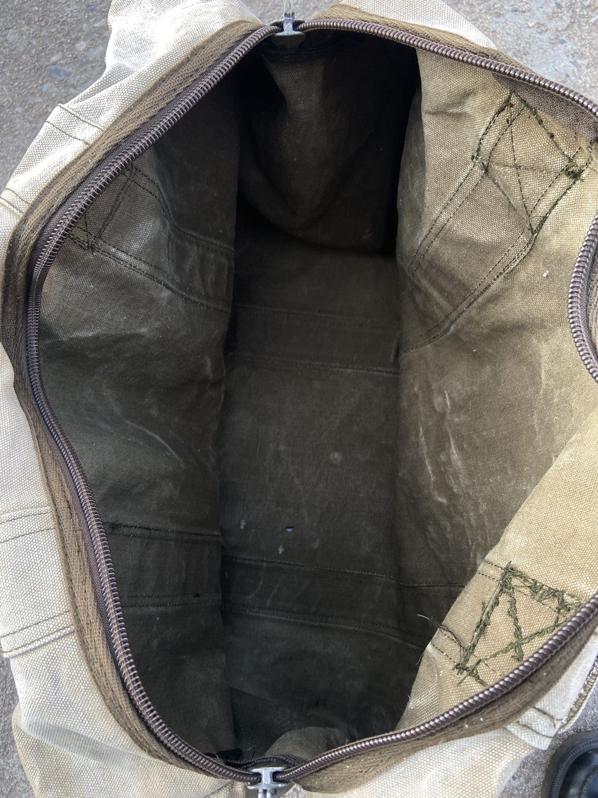 Vintage Vintage military canvas tote bag Size ONE SIZE - 6 Thumbnail