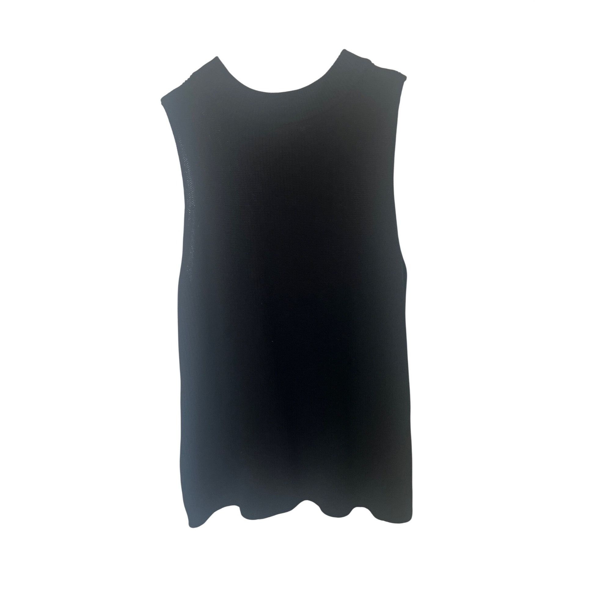 Other Cotton By Autumn Cashmere Black Sleeveless Shaker Top Size M / US 6-8 / IT 42-44 - 4 Thumbnail