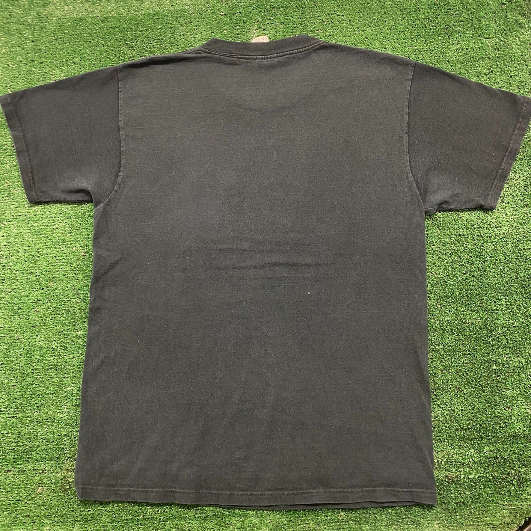 Fruit Of The Loom Vintage Y2K New York Skyline Essential Sun Faded Tourist Tee Size US L / EU 52-54 / 3 - 5 Thumbnail