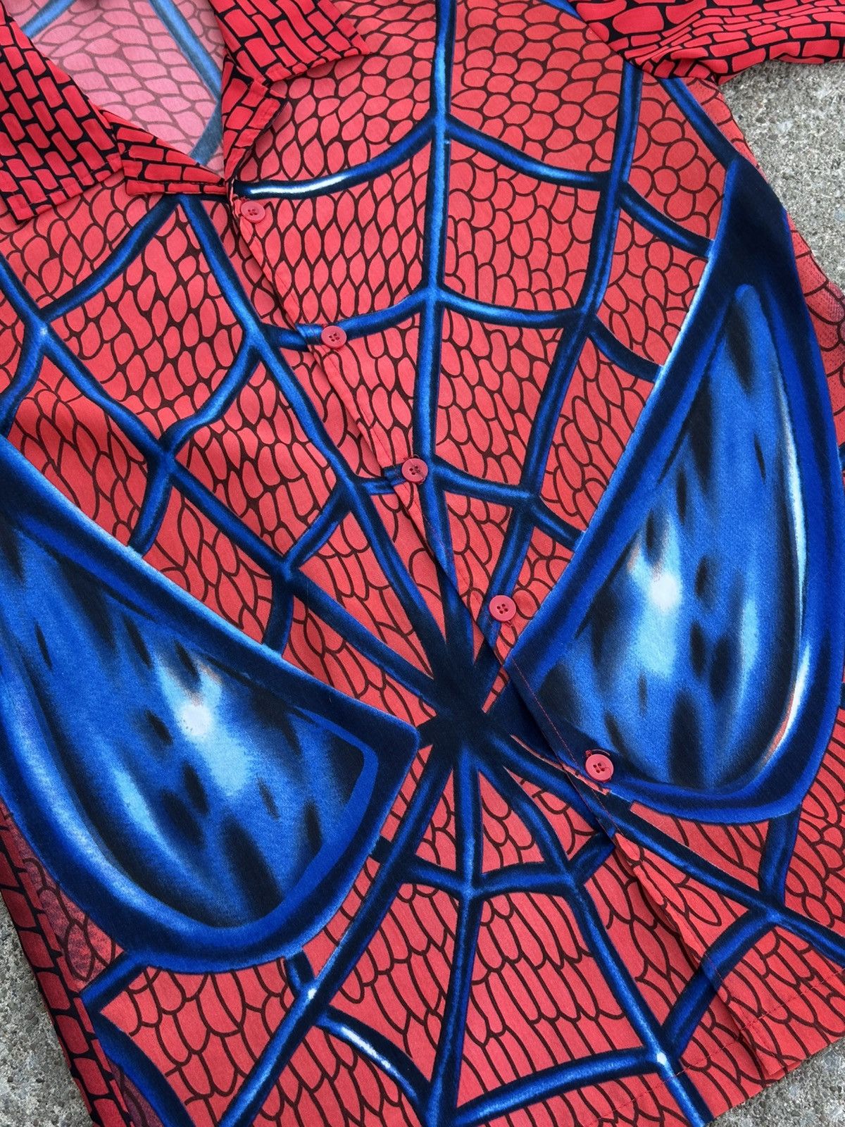 Marvel Comics Vintage Y2k Spider-Man Marvel button up Movie Shirt Size US S / EU 44-46 / 1 - 2 Thumbnail