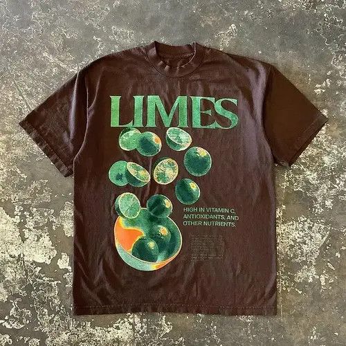 Japanese Brand Misaki x Emiko Y2K Vintage Print Shirt Lime Size US M / EU 48-50 / 2 - 1 Thumbnail
