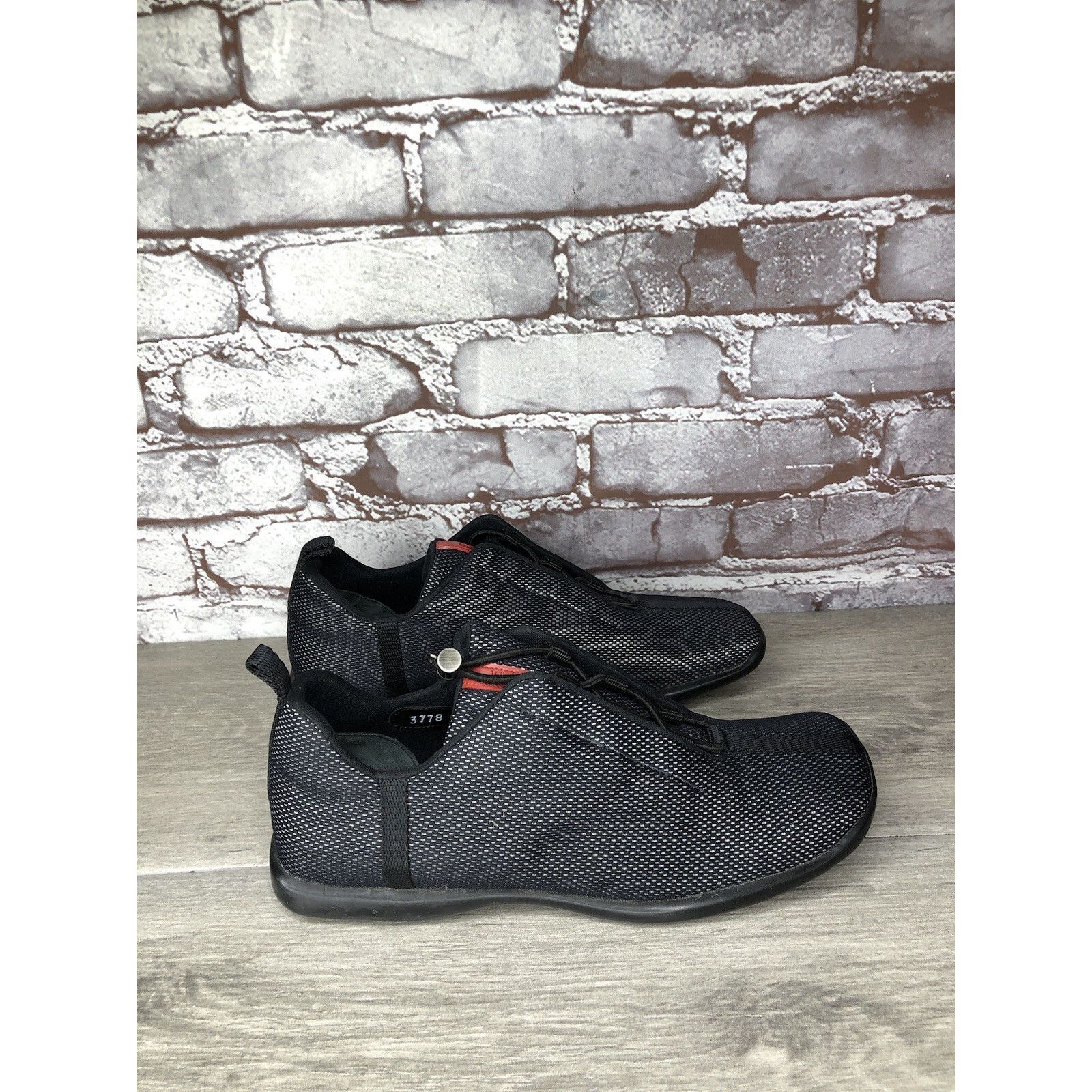 Prada Prada Sport Black Mesh Synthetic Drawstring Driving Shoes Wo Size US 8 / IT 38 - 20 Thumbnail