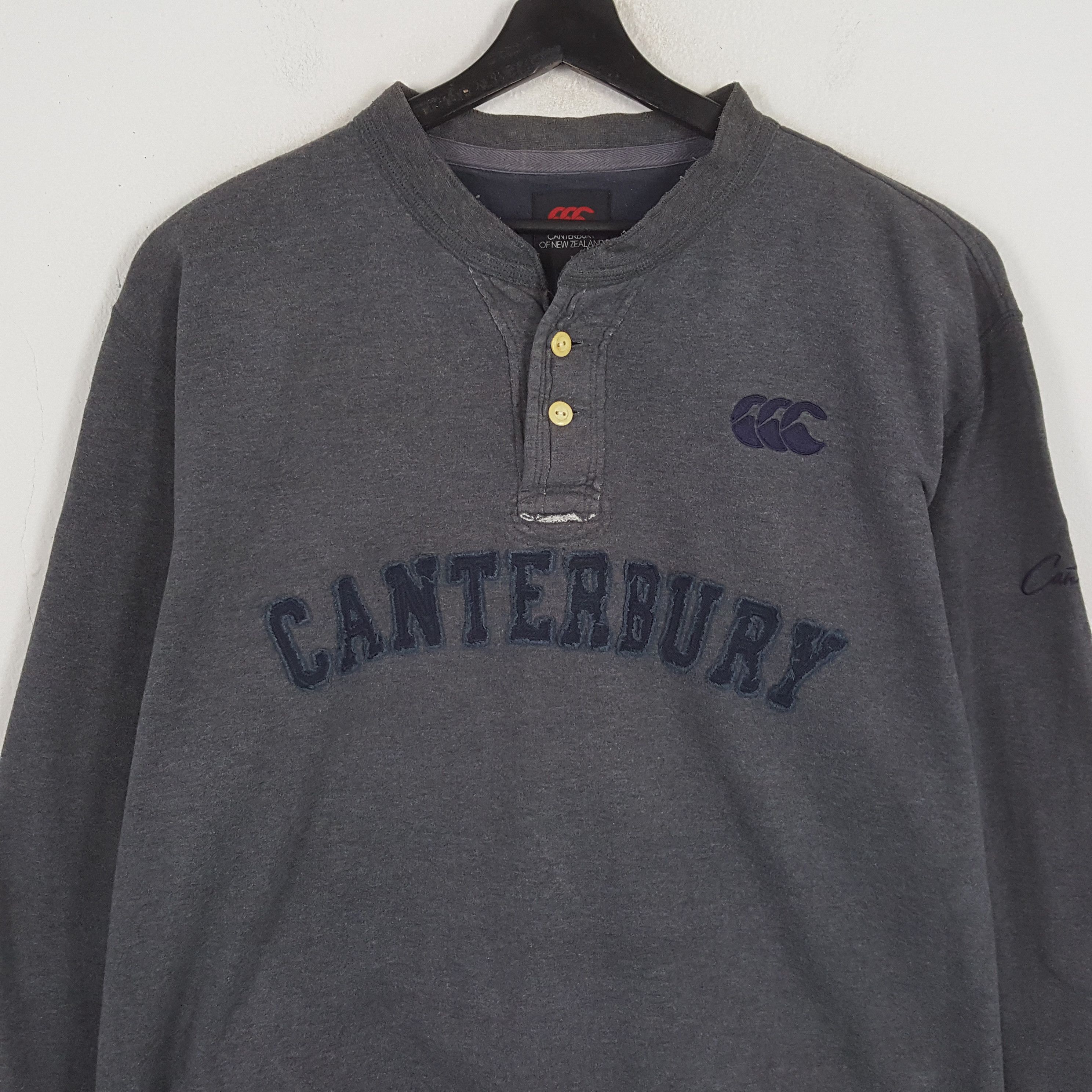 Canterbury of New Zealand × Vintage CANTERBURY OF NEW ZEALAND Spellout Design Sweatshirt Size US XXL / EU 58 / 5 - 2 Thumbnail
