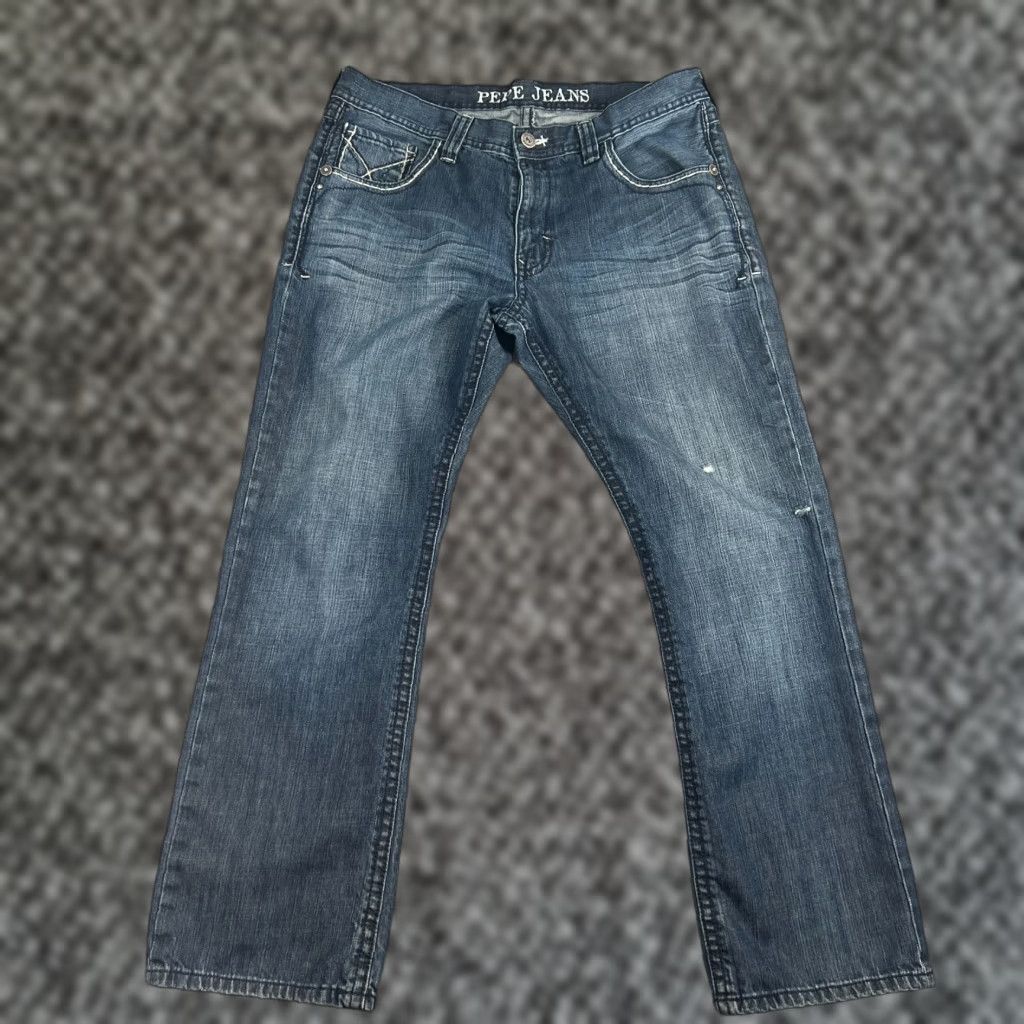 Pepe Jeans VINTAGE Pepe Jeans London Jeans Men 38 Regular Fit Denim Blue 90s Streetwear USA Mens Size US 38 / EU 54 - 1 Thumbnail