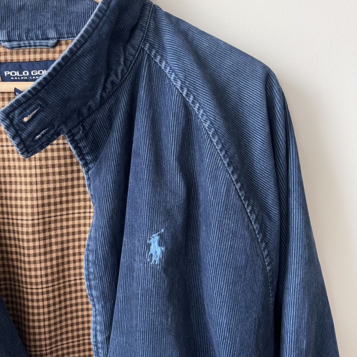 Polo Ralph Lauren Vintage Polo Golf Corduroy Bomber Jacket Plaid Lined Size US XL / EU 56 / 4 - 6 Thumbnail