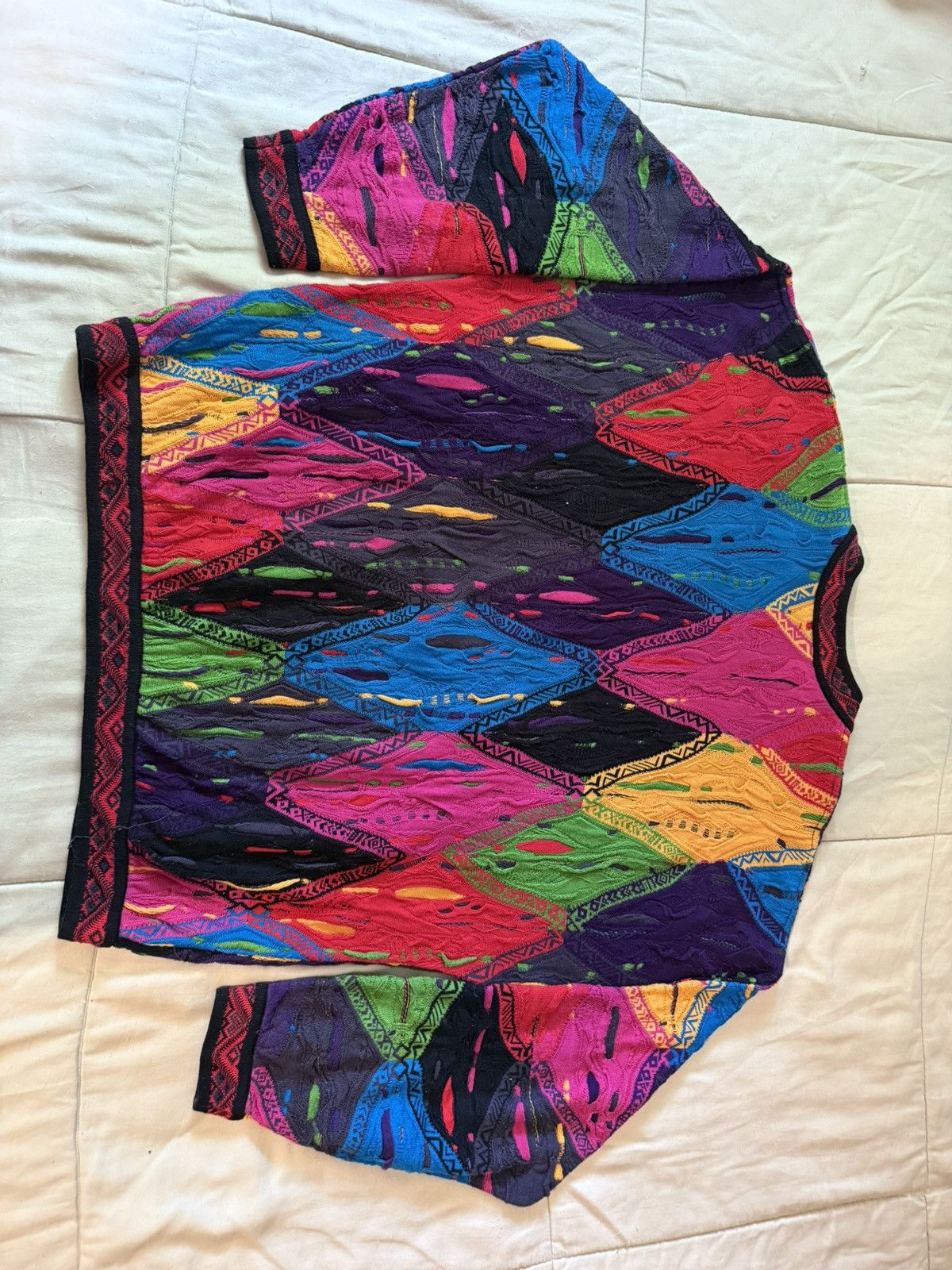 Coogi VTG Coogi Australia Bold Colorful Textured Sweater Medium Size US M / EU 48-50 / 2 - 3 Thumbnail