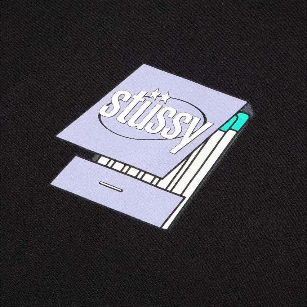 Stussy Stüssy Matchbook Tee - Black - Medium Size US M / EU 48-50 / 2 - 3 Thumbnail