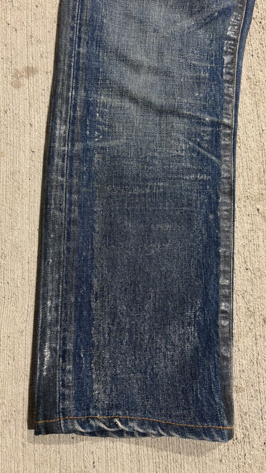 Dior × Hedi Slimane SS07 Dior Homme By Hedi Slimane Waxed Luster Denim Size US 32 / EU 48 - 19 Thumbnail