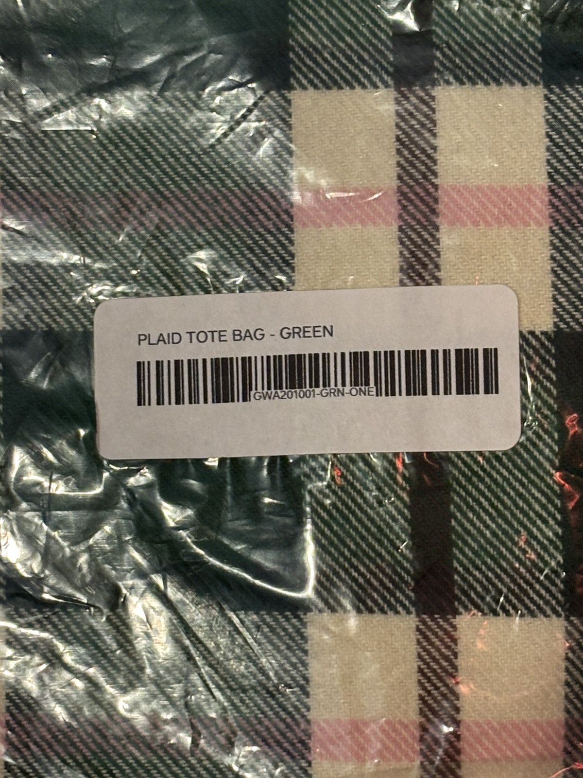 Golf Wang Plaid Tote Bag Size ONE SIZE - 2 Thumbnail
