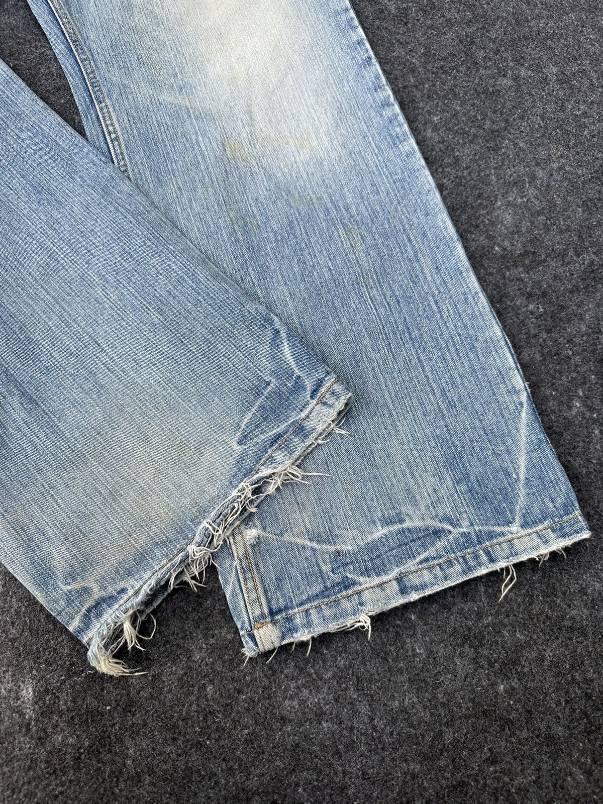 JNCO Sale 🔥 Asian Can Controlez Baggy Dirty Distressed Denim D41 Size US 36 / EU 52 - 7 Thumbnail