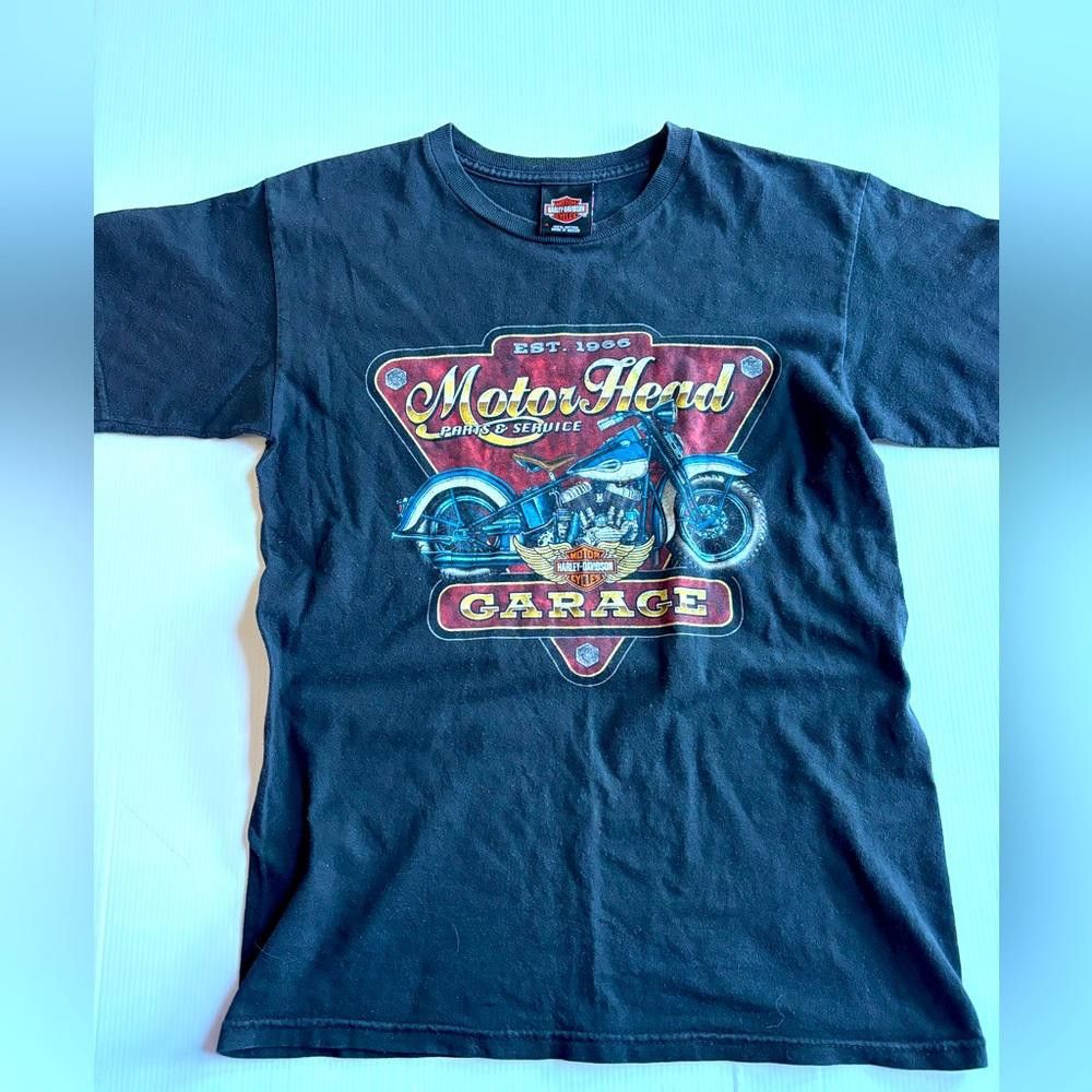 Harley Davidson Y2K Harley Davidson Motor Head Garage T-Shirt Size US S / EU 44-46 / 1 - 1 Thumbnail