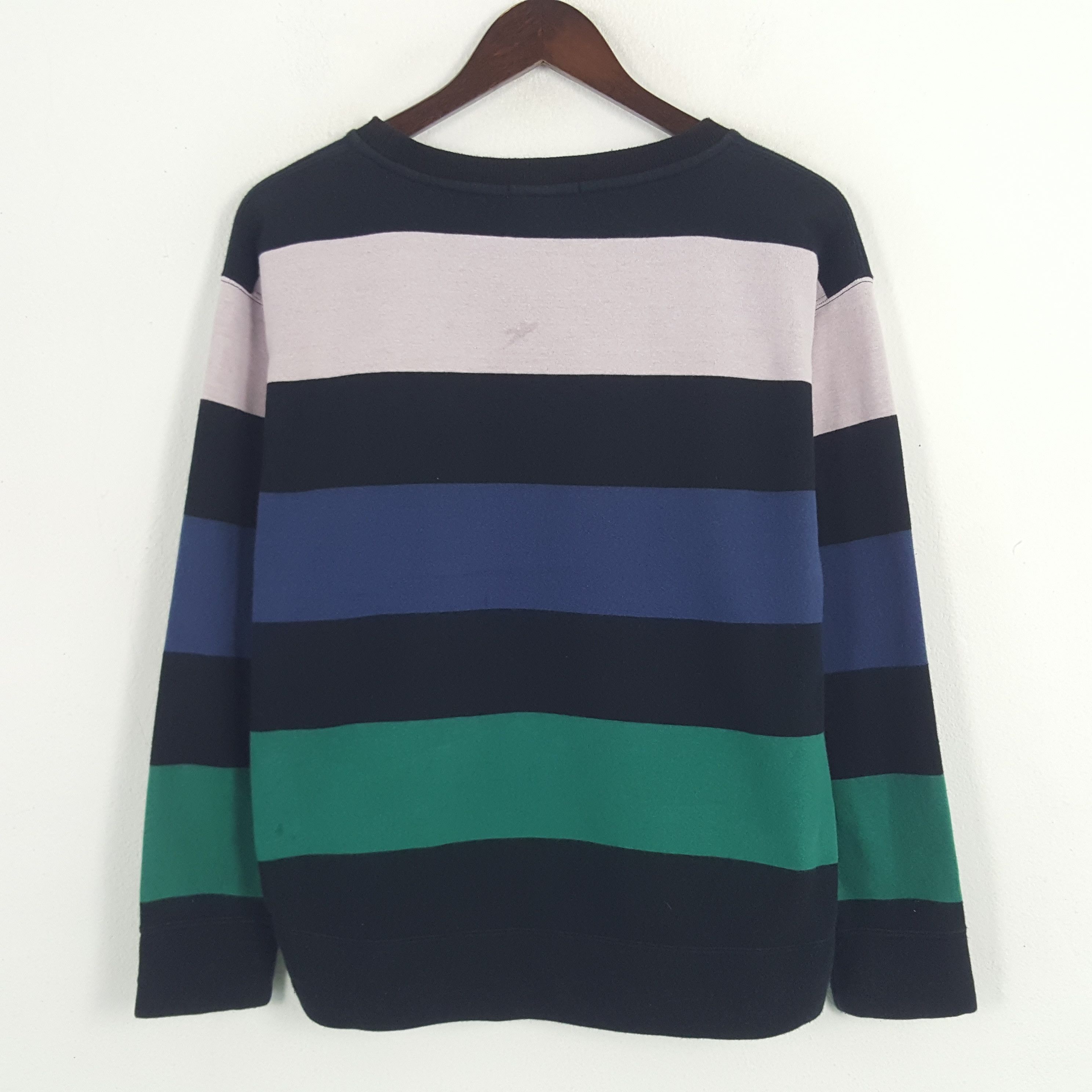 Issey Miyake × Tsumori Chisato × Vintage Vintage Tsumori Chisato by Issey Miyake Striped Sweatshirt Size US M / EU 48-50 / 2 - 2 Thumbnail