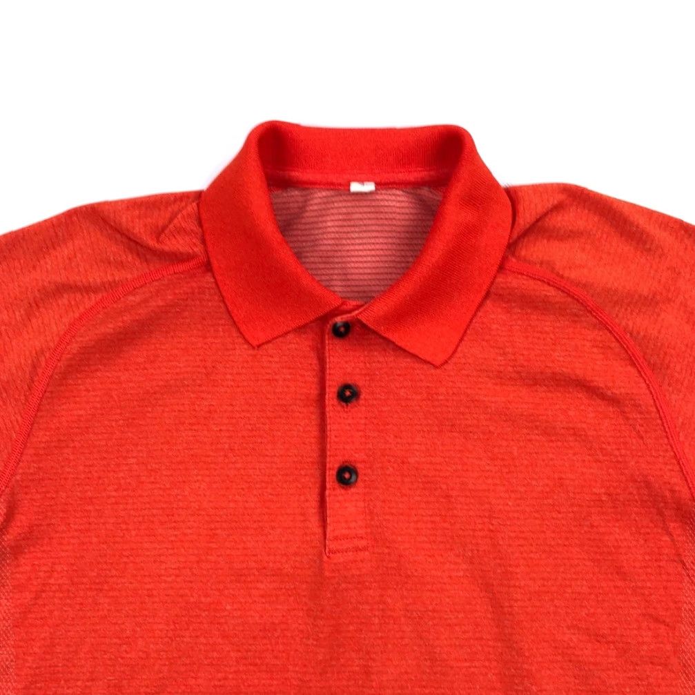 Lululemon Lululemon Metal Vent Tech Polo Shirt Men L Orange Athletic Breathable Moisture Wicking Raglan Sleeve Golf Gym Running Short Sleeve Polo 90s? Size US L / EU 52-54 / 3 - 2 Thumbnail