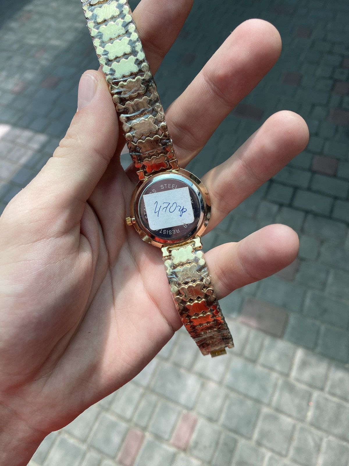 Japanese Brand Luxe Gold Watch - Bejeweled Strap Elegance Size ONE SIZE - 9 Thumbnail