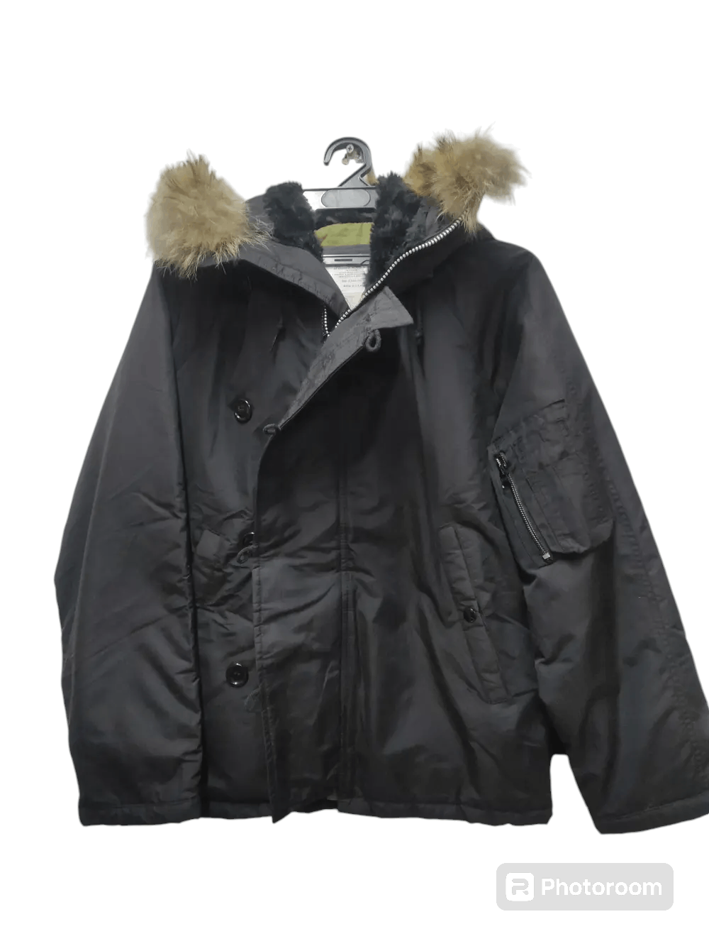 Vintage Vintage MA-1 bomber furr flying jacket Size US S / EU 44-46 / 1 - 1 Thumbnail