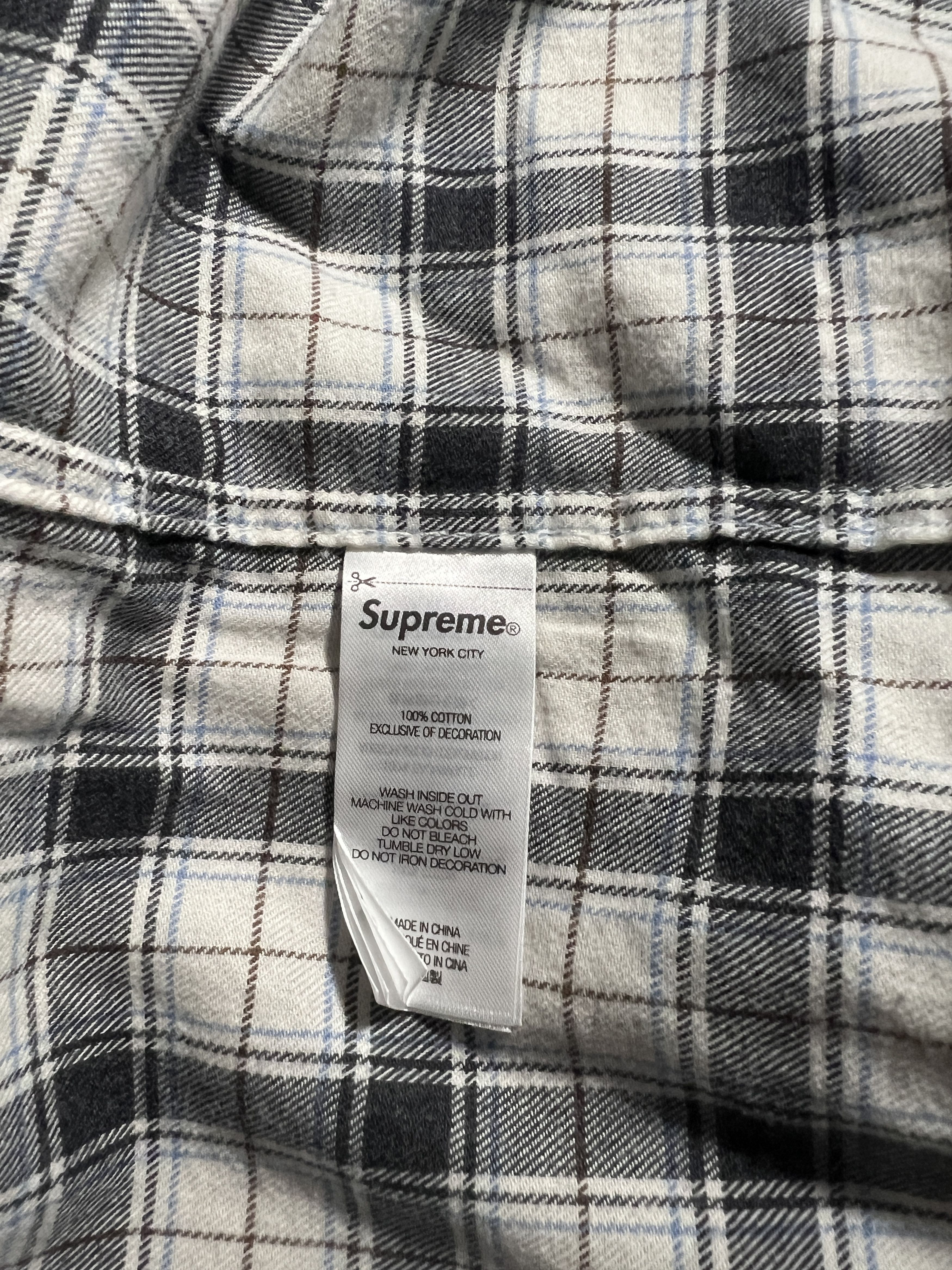 Supreme SUPREME FUR HOODED FLANNEL SHIRT Size US M / EU 48-50 / 2 - 7 Thumbnail