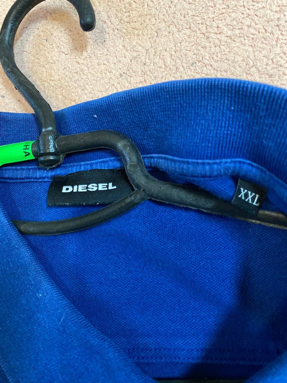 Diesel VINTAGE DIESEL MINI LOGO BASIC POLO T-SHIRT Size US XXL / EU 58 / 5 - 2 Thumbnail