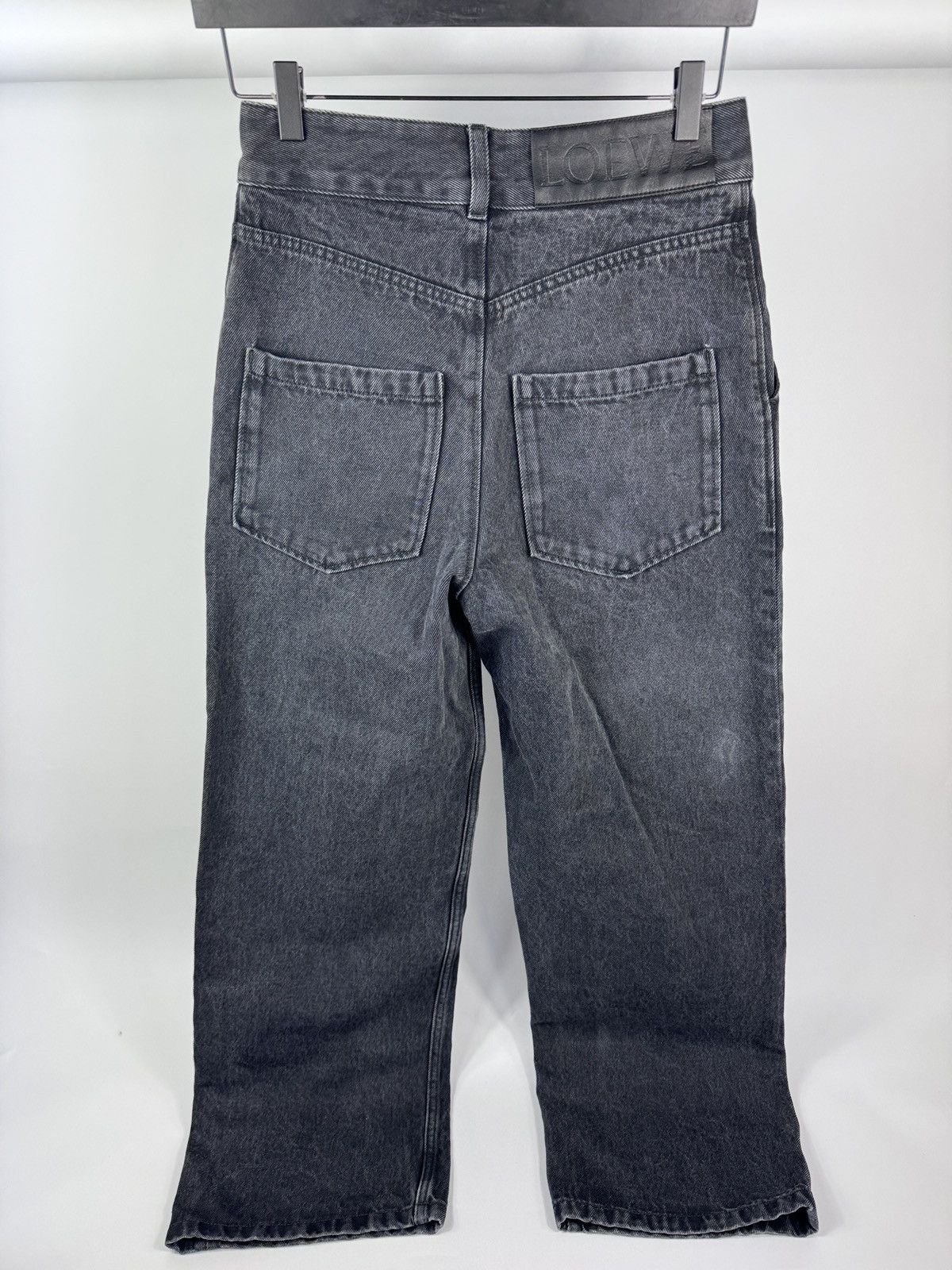 Loewe Loewe Anagram Black Jeans Size 26" / US 2 / IT 38 - 2 Thumbnail