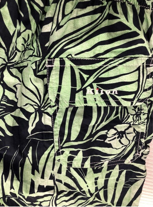 Kiton Kiton 🇮🇹 k’áax lime/navy logo 3pkt resort swim trunks M NWT Size US 34 / EU 50 - 3 Thumbnail