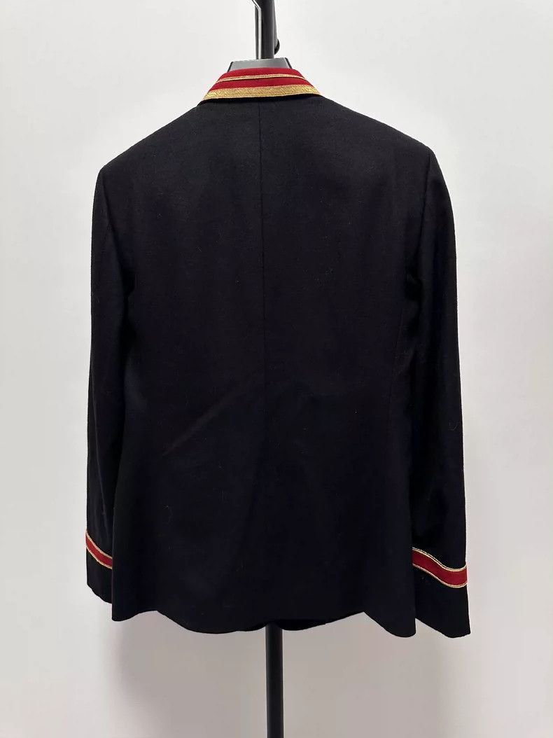 Saint Laurent Paris Saint Laurent Black Red Court Jacket- Size US L / EU 52-54 / 3 - 2 Thumbnail