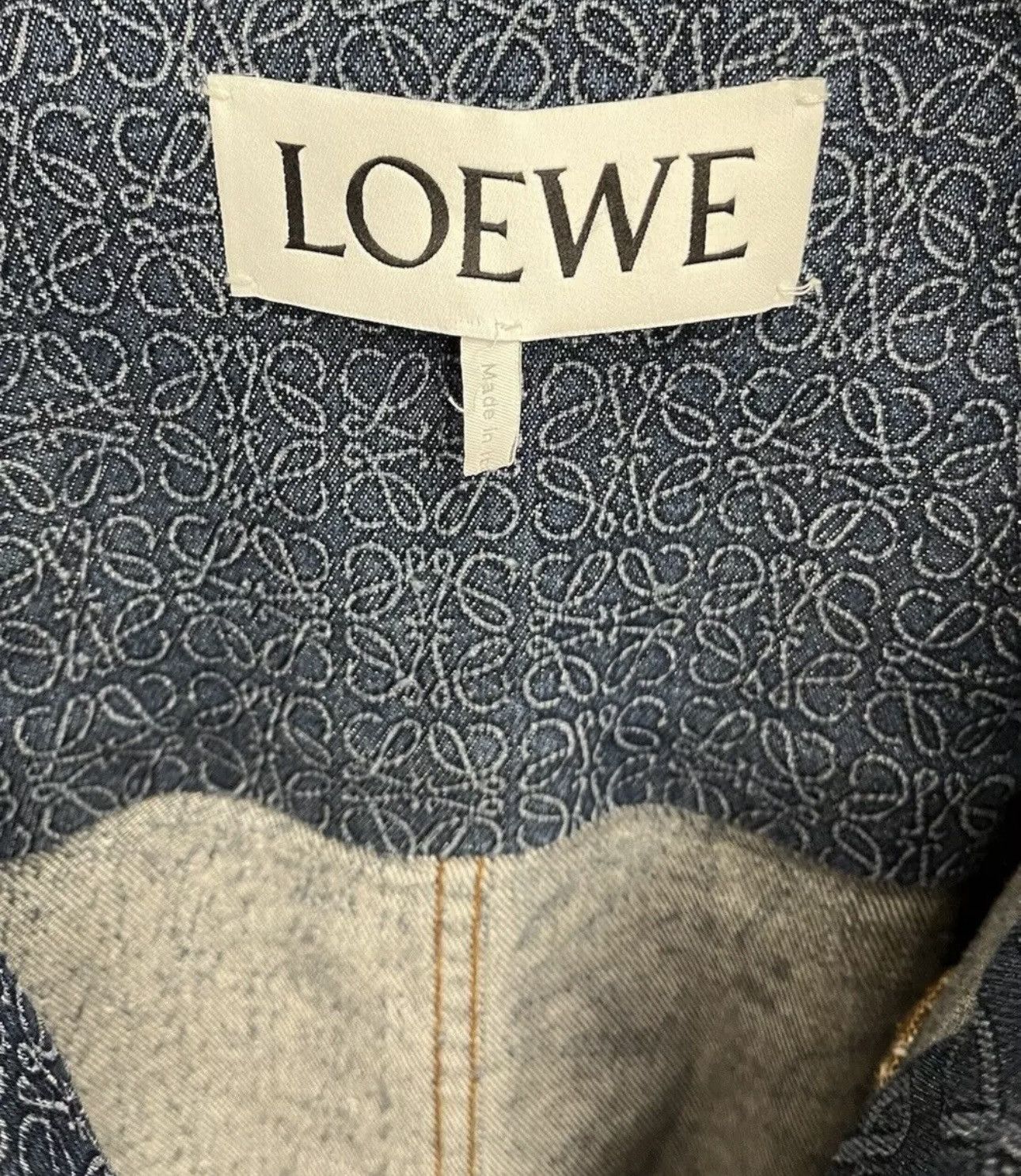 Loewe Loewe anagram denim jacket size 36 Size US S / EU 44-46 / 1 - 6 Thumbnail