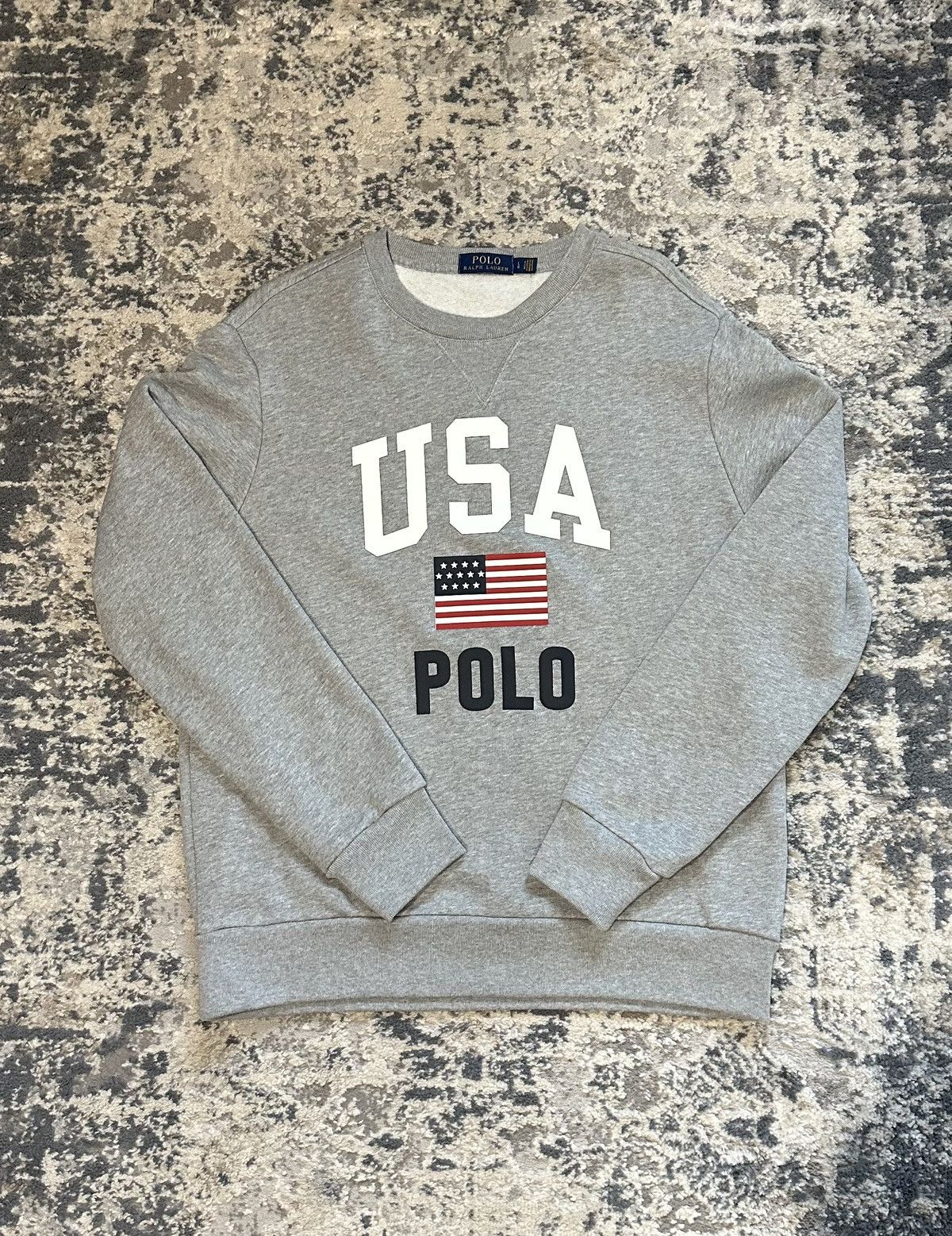 Polo Ralph Lauren Polo Ralph Lauren Sweatshirt USA Flag Sweatshirt Size US L / EU 52-54 / 3 - 1 Thumbnail