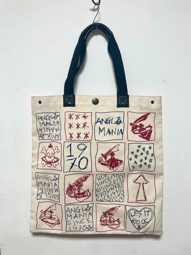 Other Vivienne Westwood size os Large capacity beige canvas tote Size ONE SIZE - 3 Thumbnail