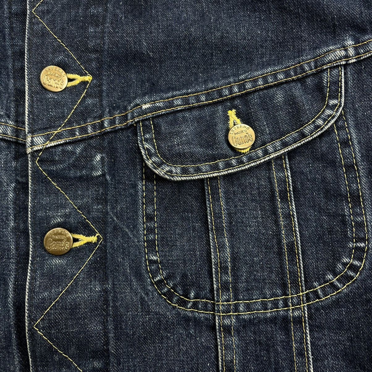 Japanese Brand × Sugar Cane × Toyo Enterprises Vintage Inferno Basics by Sugar Cane Selvedge Denim Jacket Size US L / EU 52-54 / 3 - 11 Thumbnail