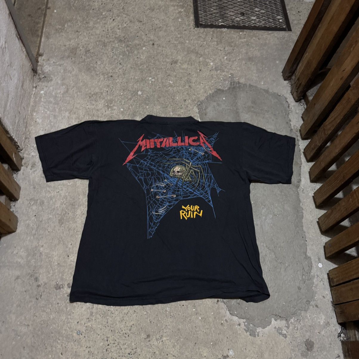 Band Tees × Vintage Vintage Metallica 1995 the struggle within t-shirt Size US XL / EU 56 / 4 - 2 Thumbnail