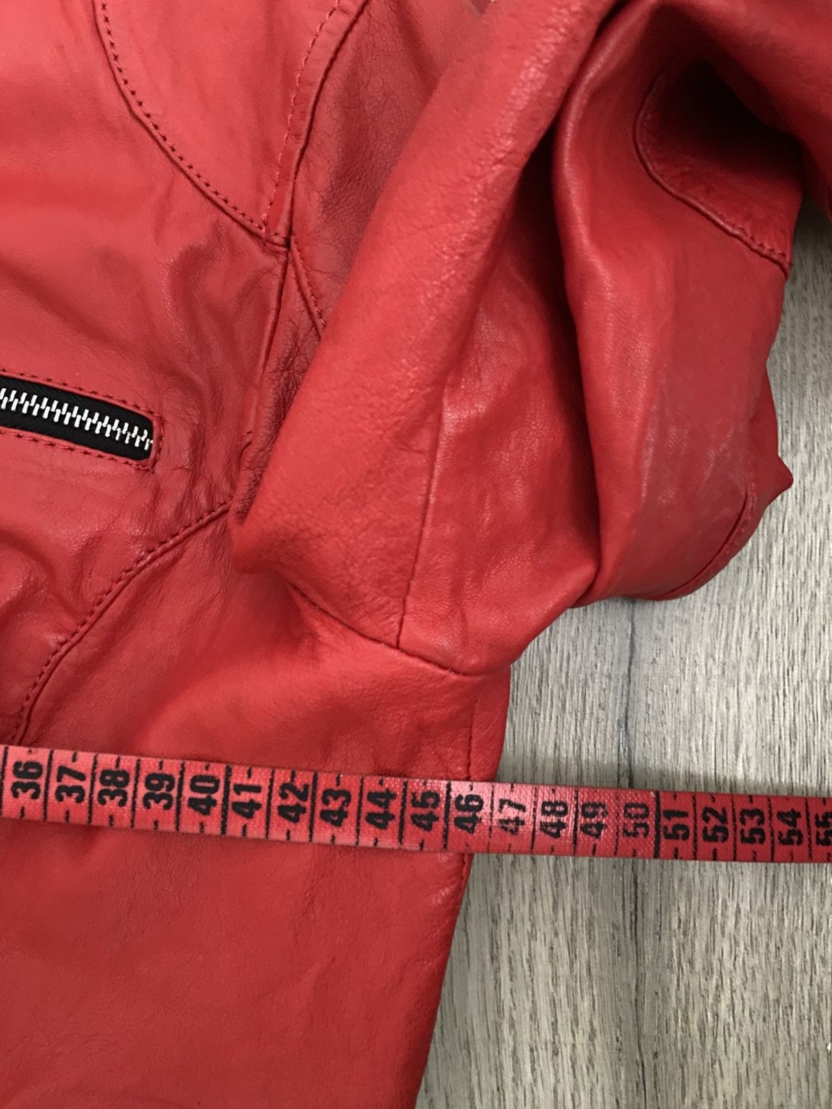 Other Oakwood red Leather Jacket Size S / US 4 / IT 40 - 5 Thumbnail