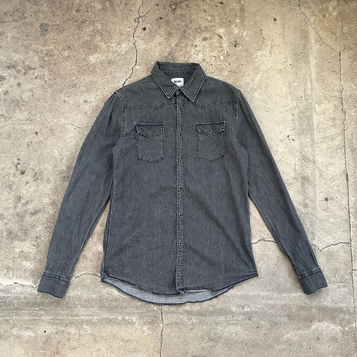 Acne Studios Acne studios vintage Western Denim Shirt Size US M / EU 48-50 / 2 - 1 Thumbnail