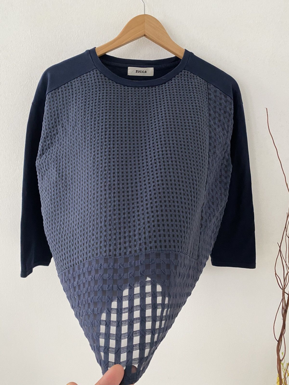 Issey Miyake × Zucca Zucca Miyakee L/S blue colour nice design Size US M / EU 48-50 / 2 - 10 Thumbnail