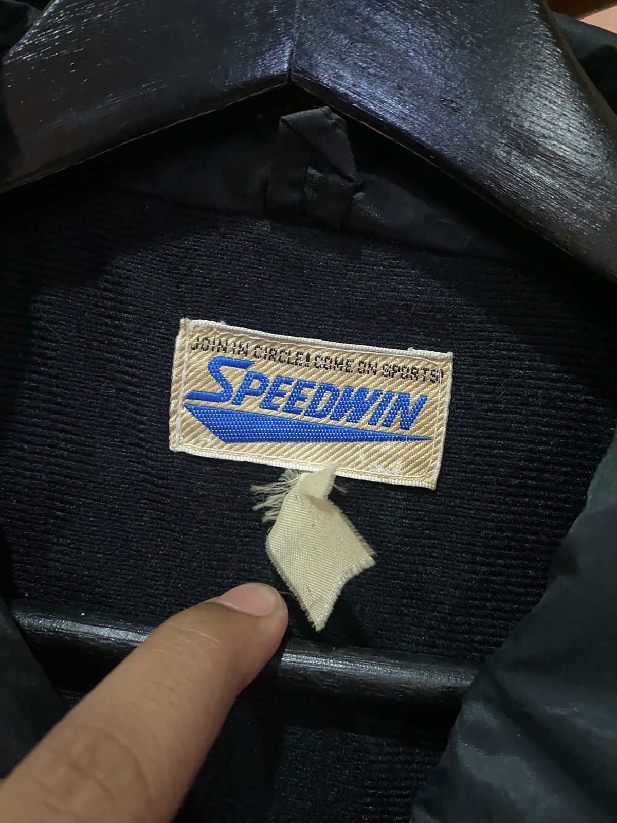 Japanese Brand Vintage SPEEDWIN “Musical Zeami” Coach Jacket – Japanese Size US L / EU 52-54 / 3 - 7 Thumbnail